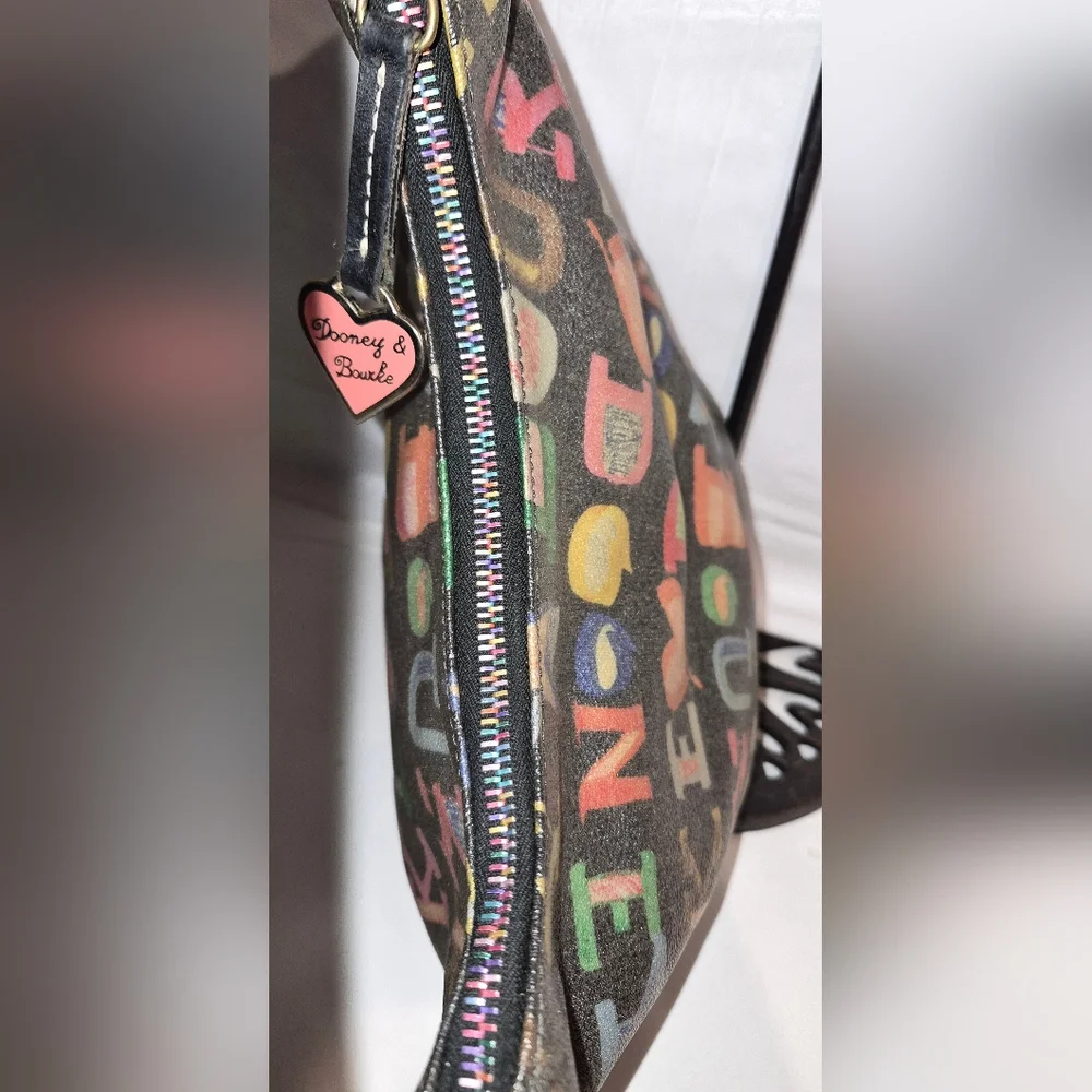 Vintage Y2k Dooney & Bourke Multicolor Hobo Bag